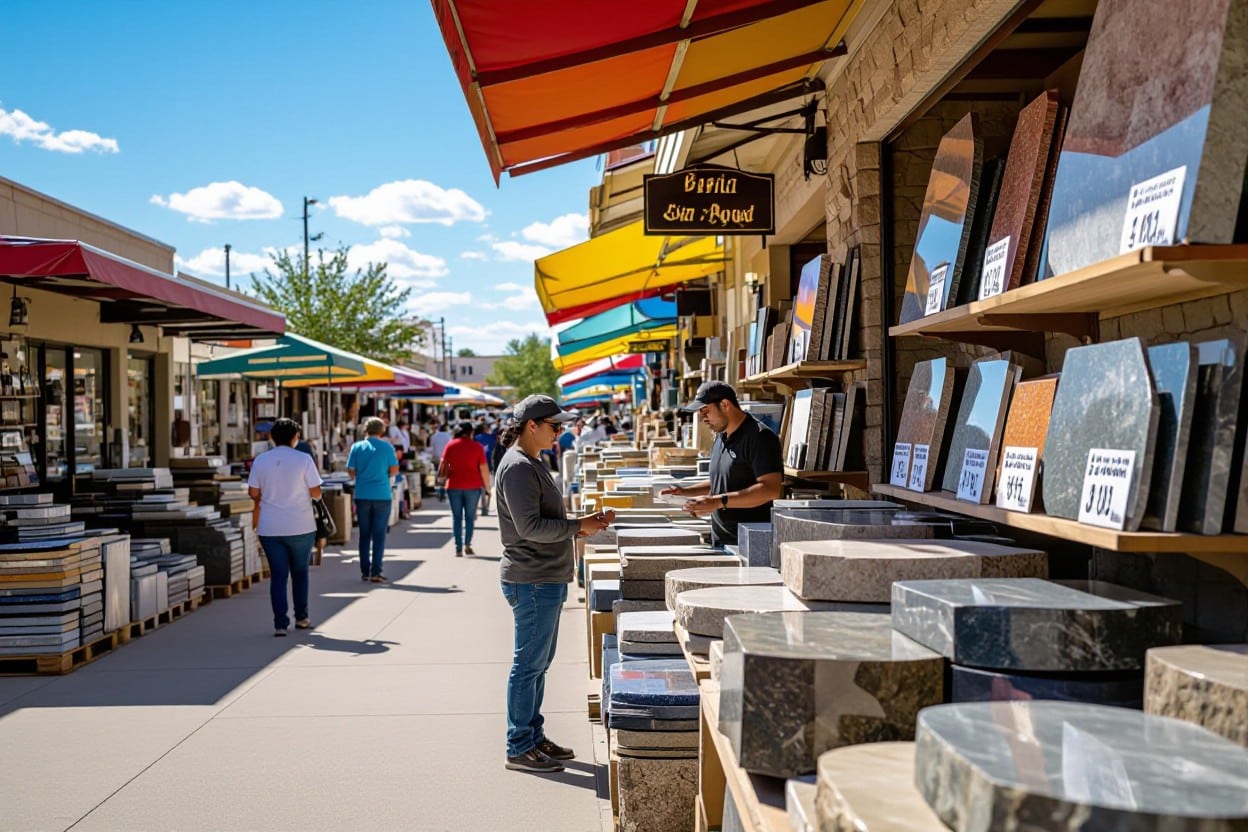 Man Buying A Best Stone Supply In Plano